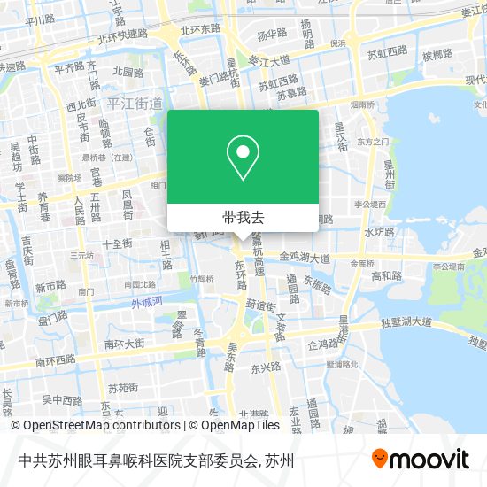 中共苏州眼耳鼻喉科医院支部委员会地图