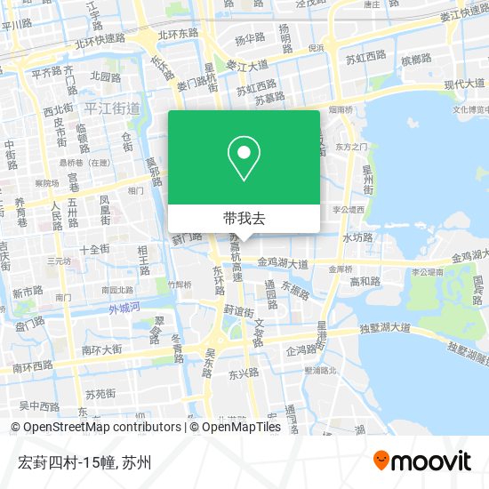 宏葑四村-15幢地图