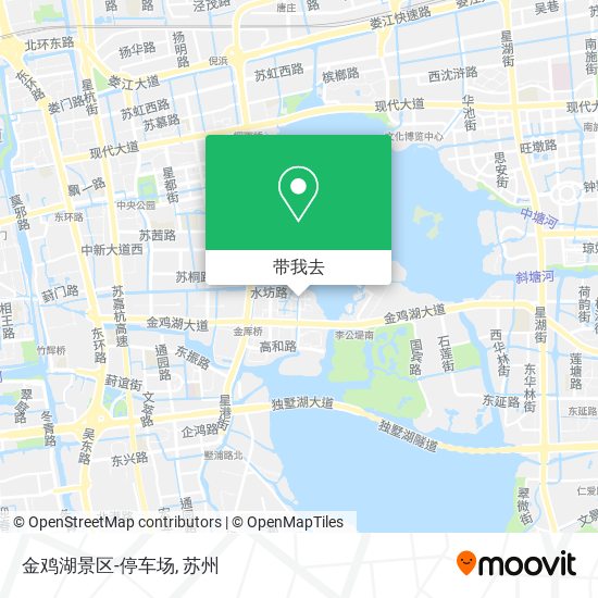 金鸡湖景区-停车场地图