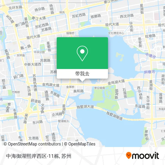 中海御湖熙岸西区-11栋地图