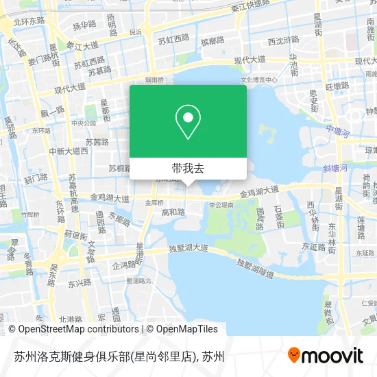 苏州洛克斯健身俱乐部(星尚邻里店)地图