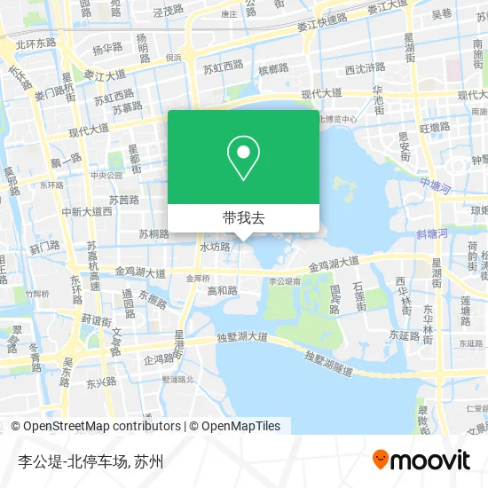 李公堤-北停车场地图