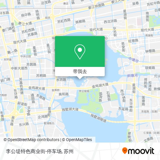 李公堤特色商业街-停车场地图