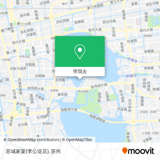 苏城家宴(李公堤店)地图