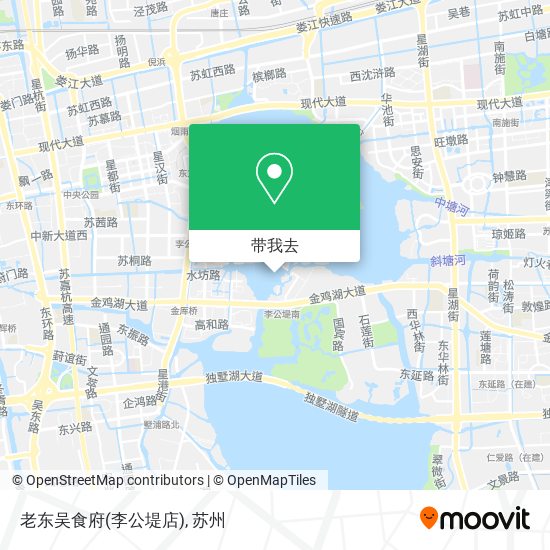 老东吴食府(李公堤店)地图