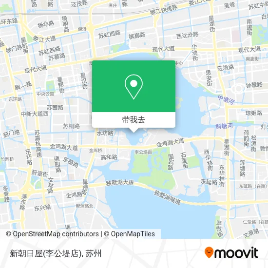 新朝日屋(李公堤店)地图