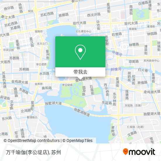 万千瑜伽(李公堤店)地图