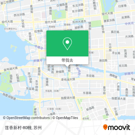 莲香新村-80幢地图