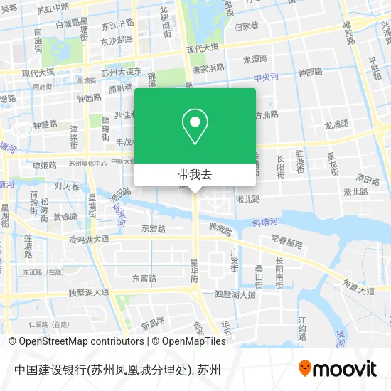 中国建设银行(苏州凤凰城分理处)地图