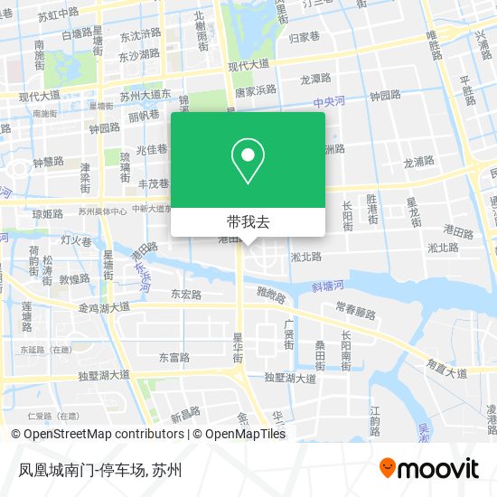 凤凰城南门-停车场地图