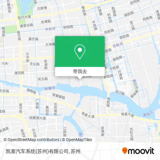 凯塞汽车系统(苏州)有限公司地图