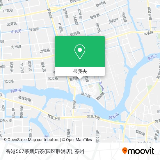 香港567慕斯奶茶(园区胜浦店)地图