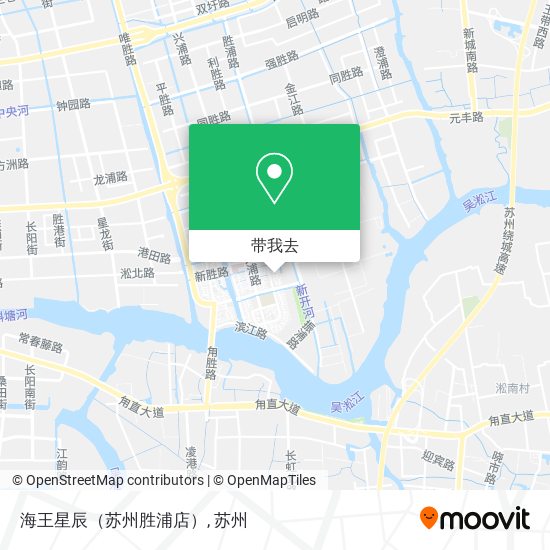 海王星辰（苏州胜浦店）地图