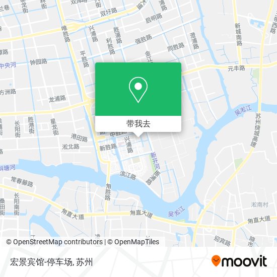 宏景宾馆-停车场地图