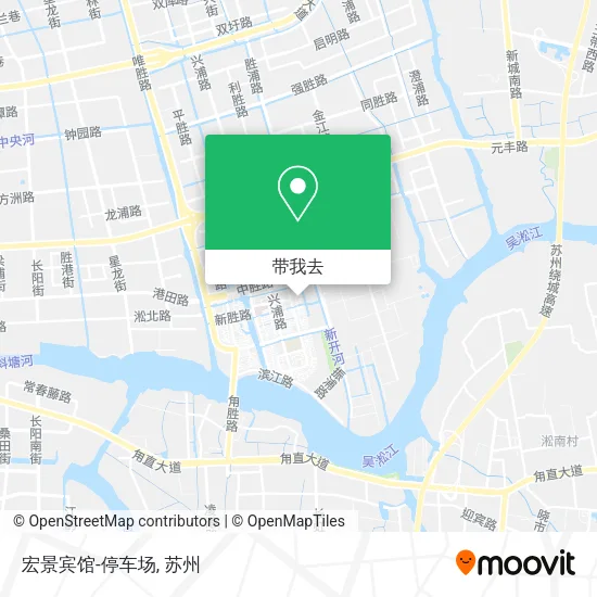 宏景宾馆-停车场地图
