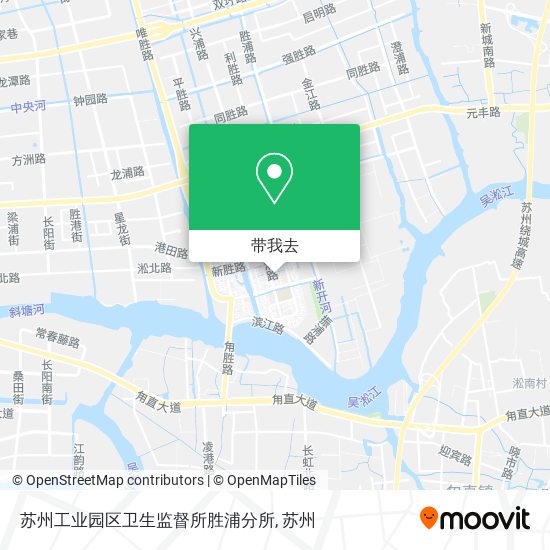 苏州工业园区卫生监督所胜浦分所地图