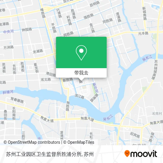 苏州工业园区卫生监督所胜浦分所地图