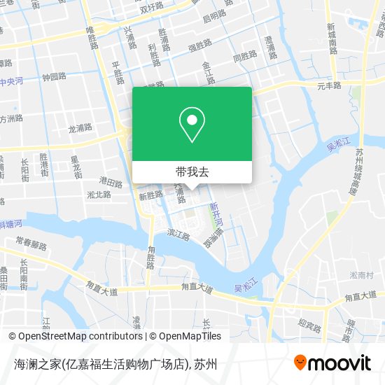 海澜之家(亿嘉福生活购物广场店)地图