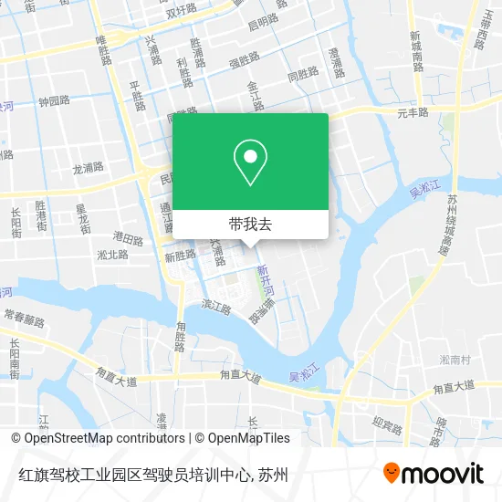 红旗驾校工业园区驾驶员培训中心地图