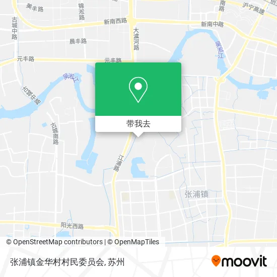 张浦镇金华村村民委员会地图
