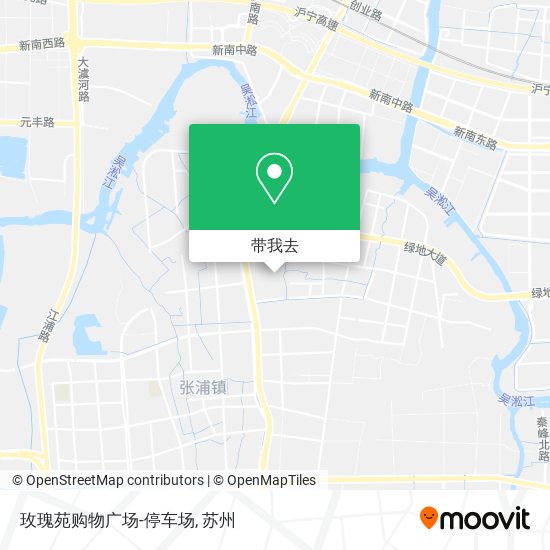 玫瑰苑购物广场-停车场地图