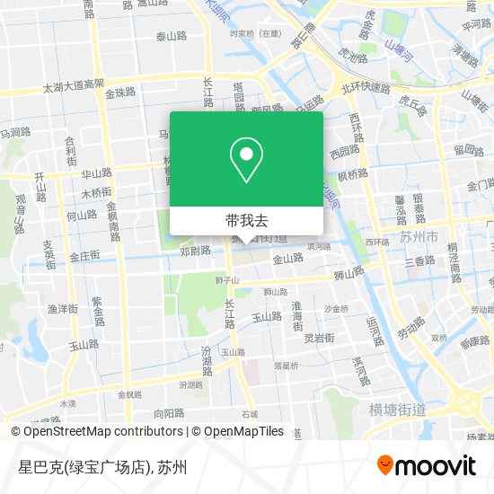 星巴克(绿宝广场店)地图