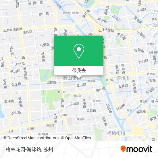 格林花园-游泳馆地图
