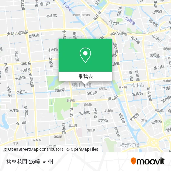格林花园-26幢地图