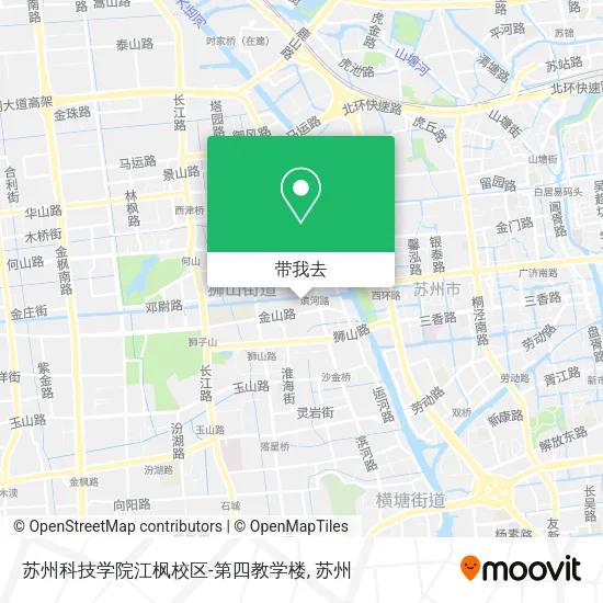 苏州科技学院江枫校区-第四教学楼地图
