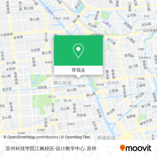 苏州科技学院江枫校区-设计教学中心地图