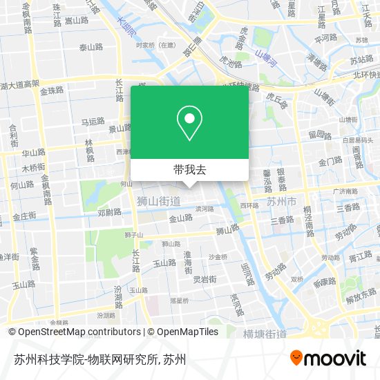 苏州科技学院-物联网研究所地图