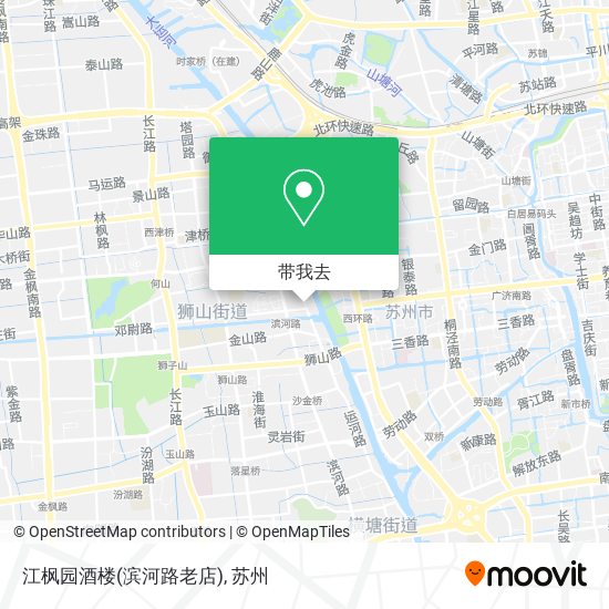 江枫园酒楼(滨河路老店)地图