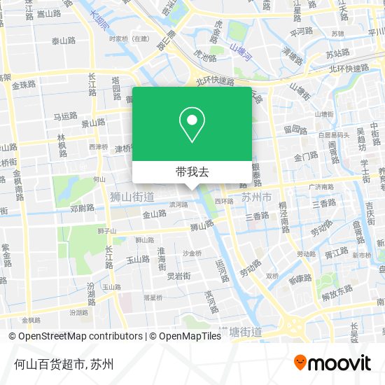 何山百货超市地图