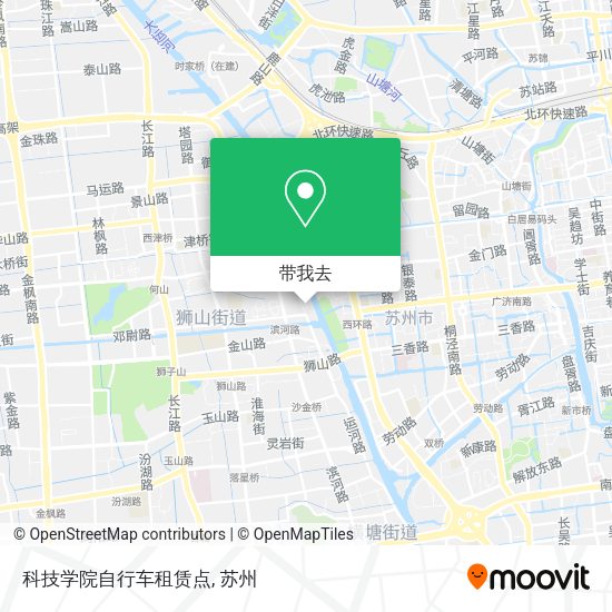 科技学院自行车租赁点地图