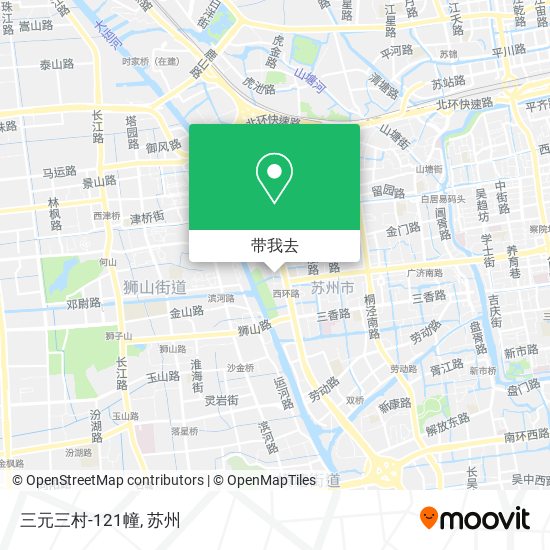 三元三村-121幢地图