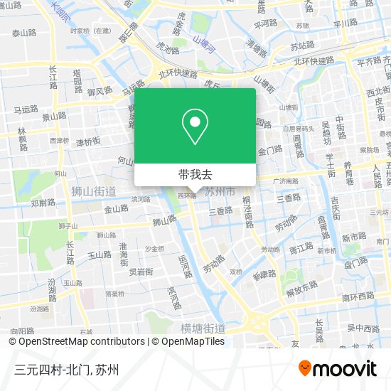 三元四村-北门地图