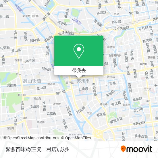 紫燕百味鸡(三元二村店)地图