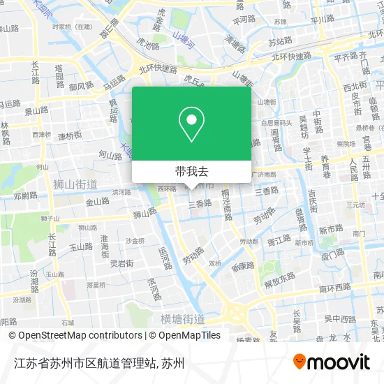 江苏省苏州市区航道管理站地图