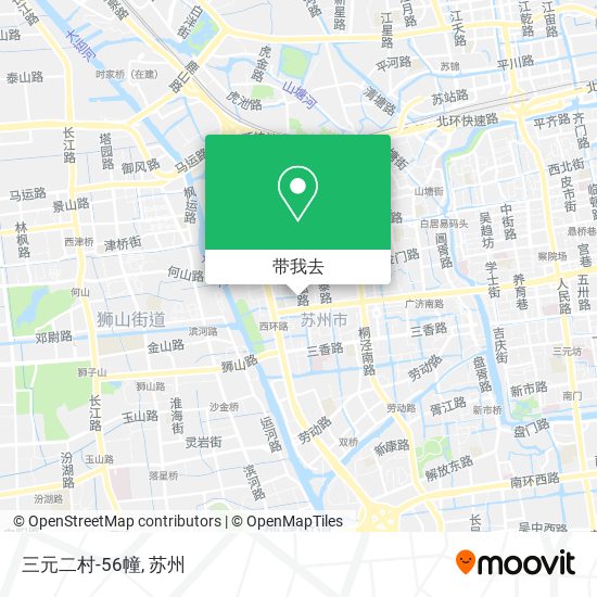 三元二村-56幢地图