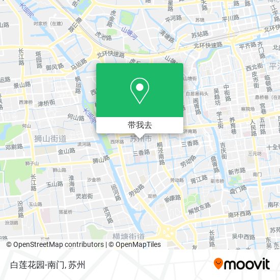 白莲花园-南门地图