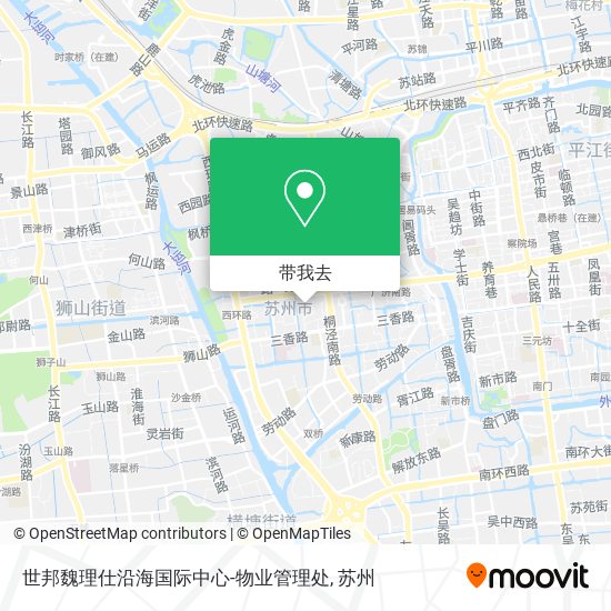世邦魏理仕沿海国际中心-物业管理处地图