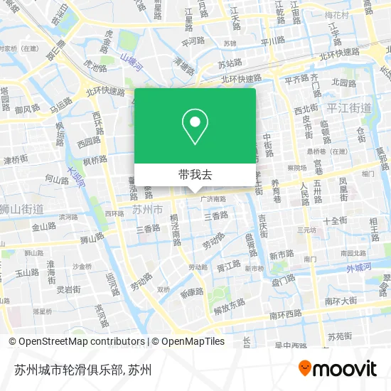 苏州城市轮滑俱乐部地图