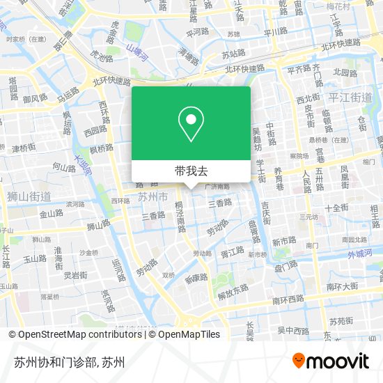 苏州协和门诊部地图