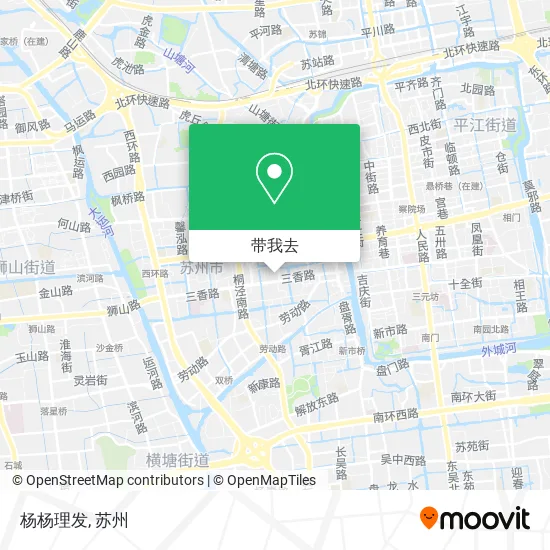 杨杨理发地图