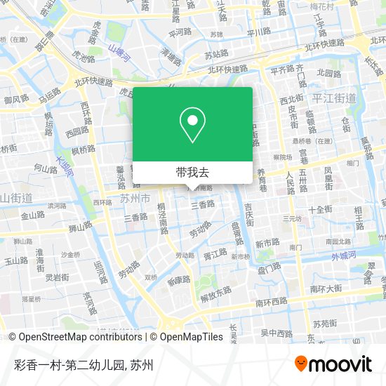 彩香一村-第二幼儿园地图