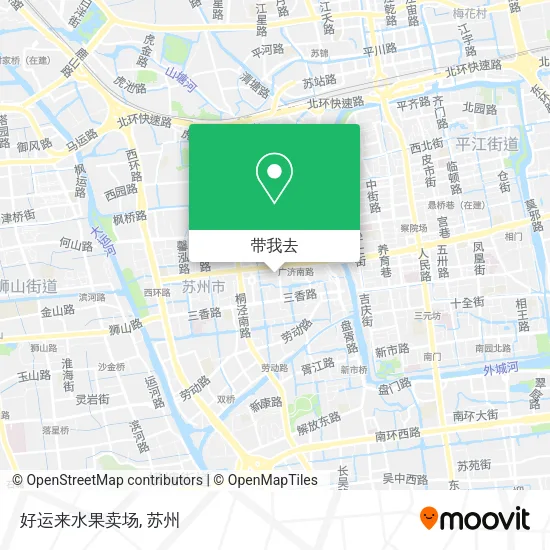 好运来水果卖场地图
