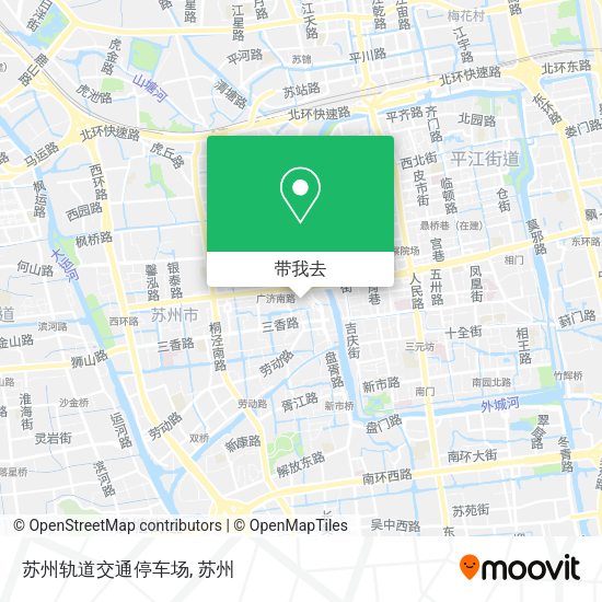 苏州轨道交通停车场地图