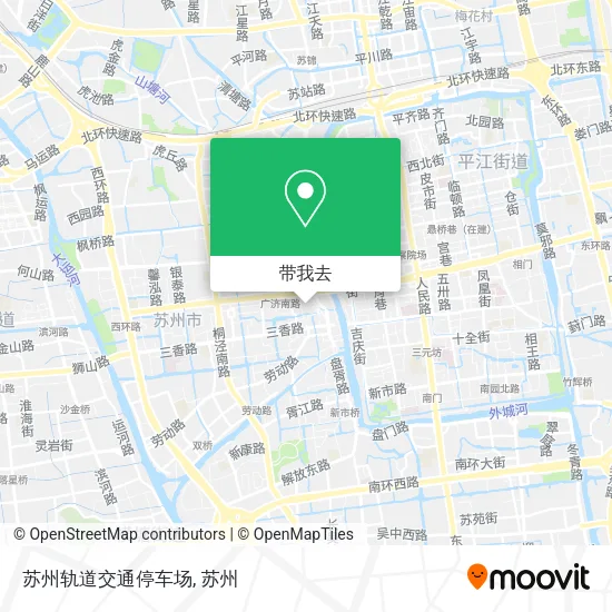 苏州轨道交通停车场地图