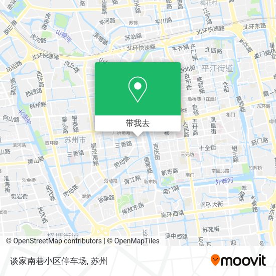 谈家南巷小区停车场地图
