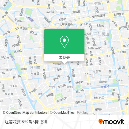 红菱花苑-522号6幢地图